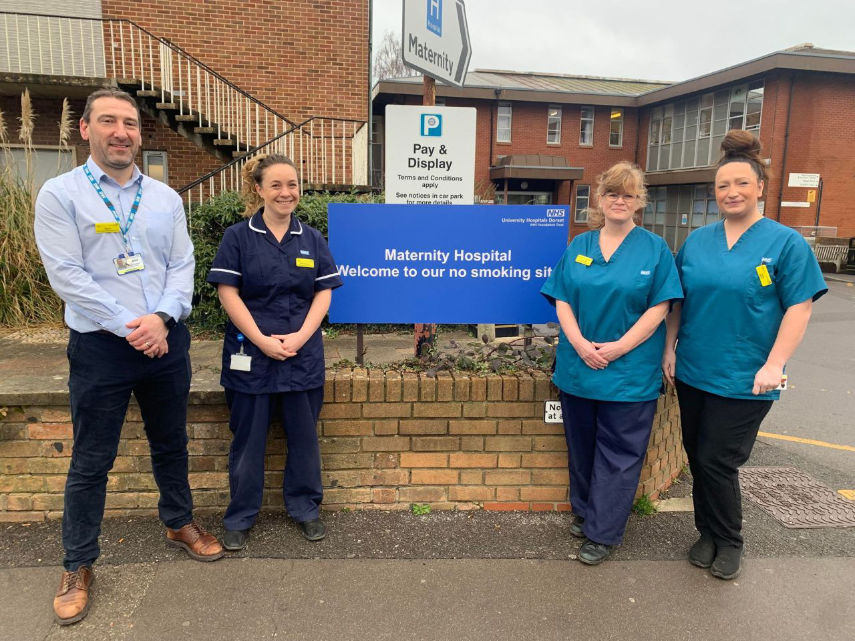 The Smoking in Pregnancy team at University Hospitals Dorset