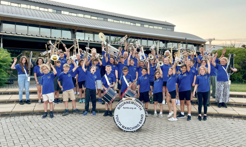 Bournemouth Youth Marching Band celebrates The King’s Award