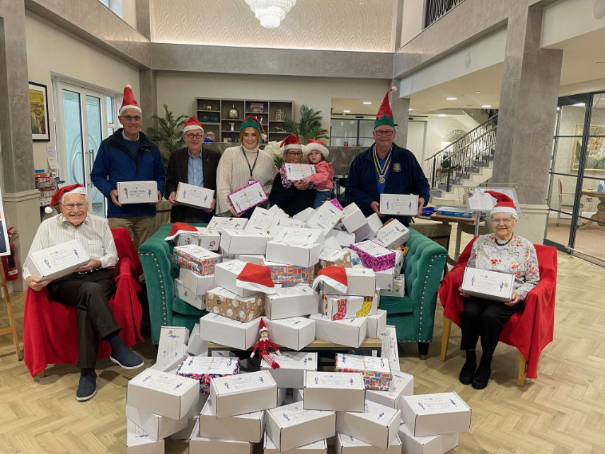 Colten Care supports Rotary shoebox appeal 2023