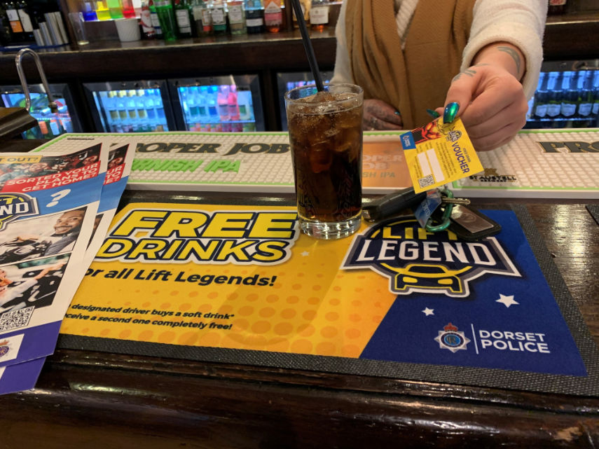Lift Legends can buy one soft drink and receive a voucher to get their second soft drink free of charge at a number of licensed premises